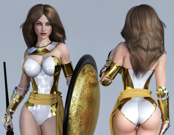 Обои картинки фото 3д графика, люди , people, фон, взгляд, девушка