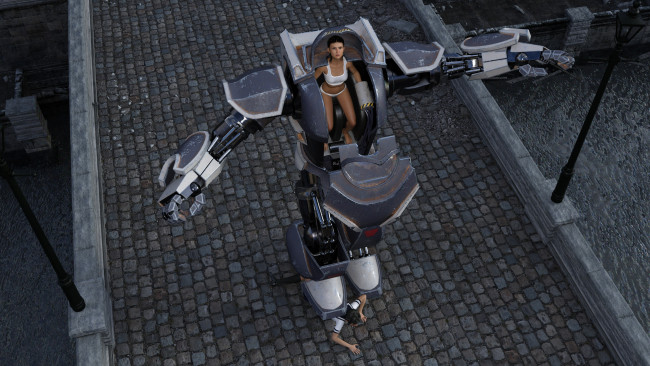 Обои картинки фото 3д графика, фантазия , fantasy, фон, взгляд, девушка