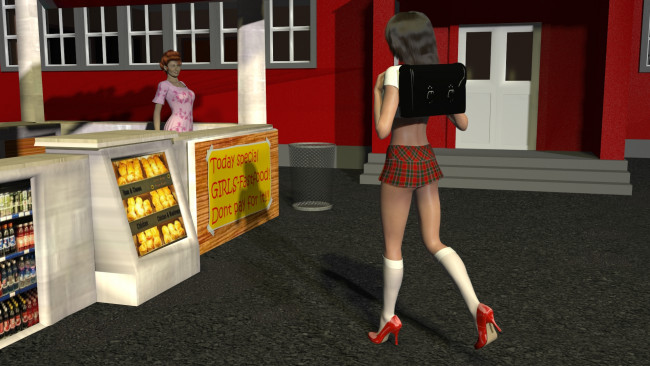 Обои картинки фото 3д графика, люди , people, фон, взгляд, девушка