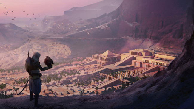 Обои картинки фото видео игры, assassin`s creed,  origins, action, шутер, origins, assassin's, creed