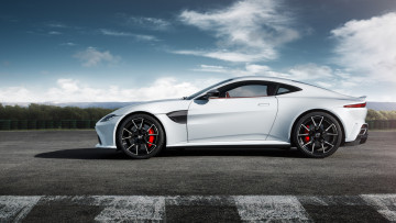 Картинка 2019+startech+aston+martin+vantage автомобили aston+martin белый 2019 женевский автосалон профиль aston martin vantage startech