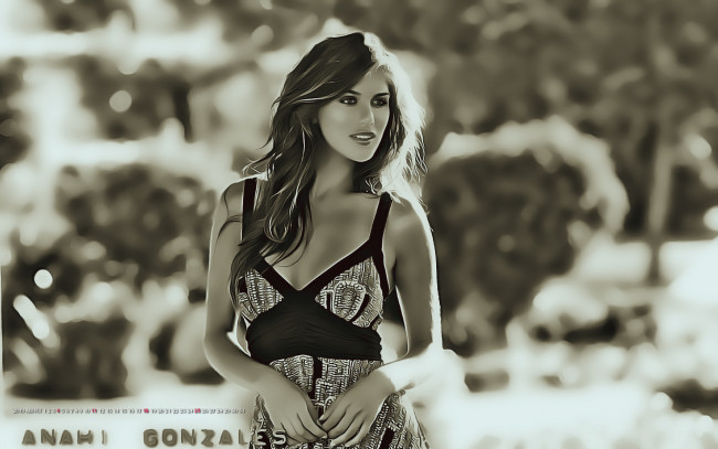 Обои картинки фото календари, компьютерный дизайн, улица, девушка, женщина, calendar, 2019