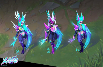Картинка видео+игры league+of+legends xayah образы