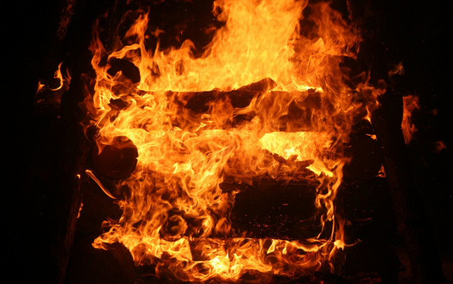 Обои картинки фото природа, огонь, дрова