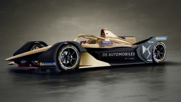Картинка ds+e-tense+fe+19 автомобили formula+1 болид желтый