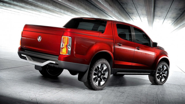 Обои картинки фото holden colorado, автомобили, holden, красный, пикап