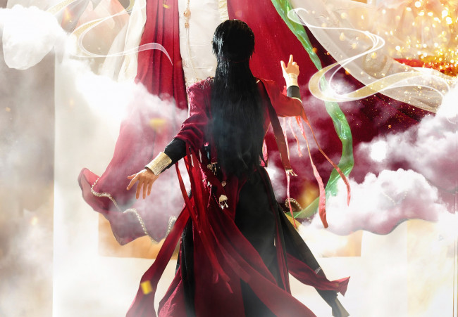 Обои картинки фото мужчины, - креатив,  косплей, косплей, хуа, чэн, благословение, небожителей