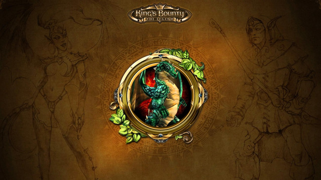 Обои картинки фото видео игры, king`s bounty,  the legend, дракон, эльфы
