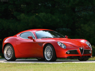 Картинка alfa romeo 8c competizione 2007 автомобили