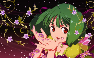 Картинка аниме macross frontier