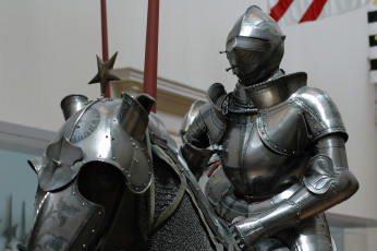 обоя оружие, доспехи, рыцарь, лошадь