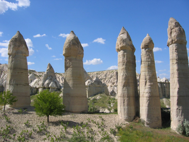 Обои картинки фото долина, монолитов, природа, камни, минералы, монолит