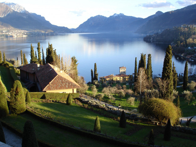 Обои картинки фото lake, como, города, пейзажи, комо, италия