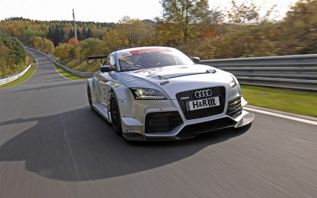 Обои картинки фото audi, tt, rs, 2012, racing, car, version, автомобили