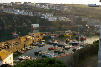 Картинка cornwall england корабли порты причалы