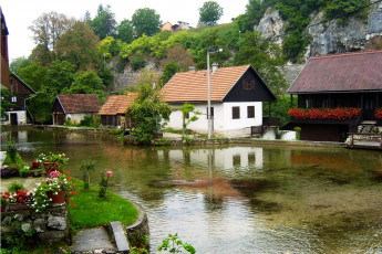 Картинка хорватия rastoke города улицы площади набережные