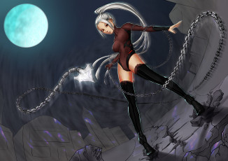 Картинка аниме *unknown другое цепь блондинка