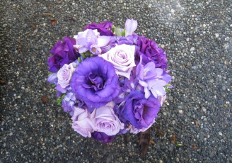 Картинка цветы букеты композиции альстромерии анемоны розы букет