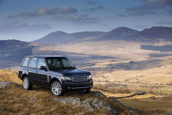 обоя 2011, land, rover, range, автомобили, горы