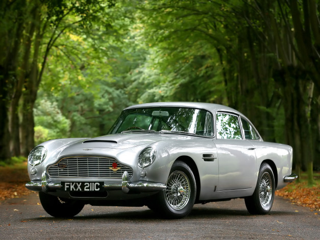 Обои картинки фото aston, martin, db5, uk, spec, 1963, автомобили, auto