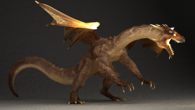 Обои картинки фото 3д, графика, creatures, существа, дракон