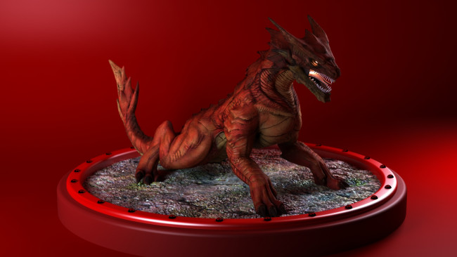 Обои картинки фото 3д, графика, creatures, существа, дракон