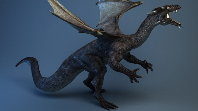 Обои картинки фото 3д, графика, creatures, существа, дракон