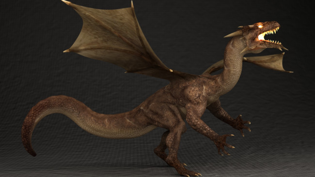 Обои картинки фото 3д, графика, creatures, существа, дракон