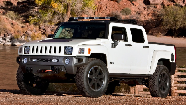 Обои картинки фото hummer, h3, автомобили, сша, am, general, внедорожник
