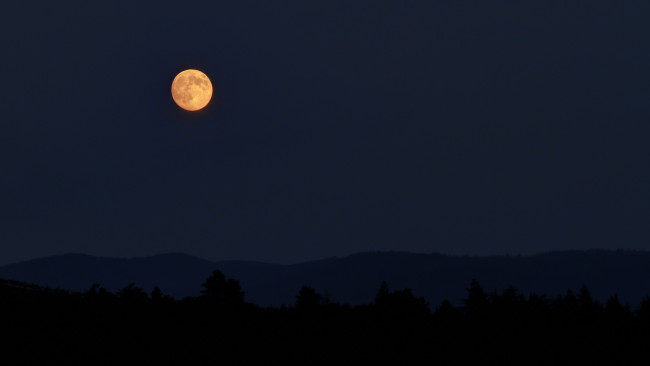 Обои картинки фото космос, луна, планета, полнолуние