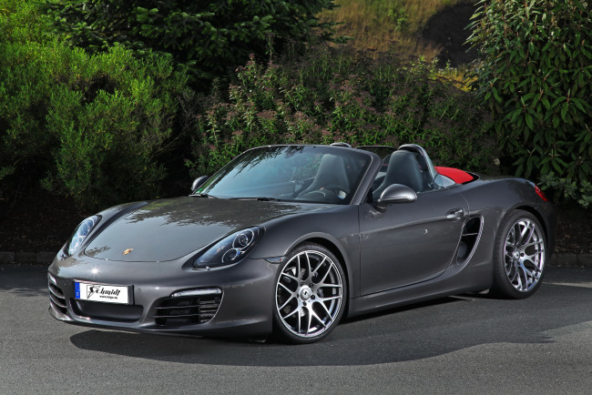 Обои картинки фото 2013, porsche, boxster, автомобили, парк