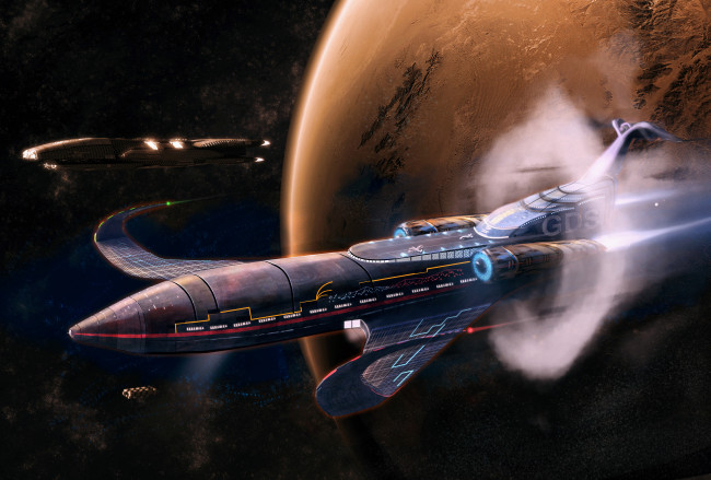 Обои картинки фото фэнтези, космические, корабли, звездолеты, станции, космос