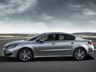 обоя автомобили, peugeot, серый, 2014г, 508