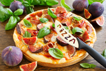 Картинка еда пицца инжир