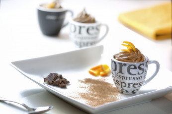 Картинка еда мороженое +десерты крем десерт апельсин шоколад