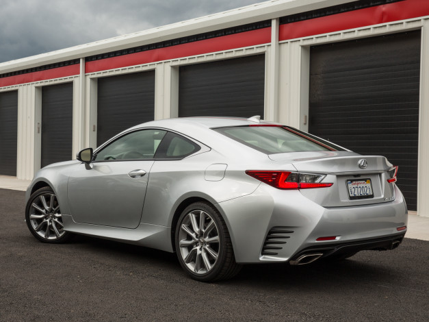 Обои картинки фото автомобили, lexus, светлый, 2014г, rc, 350