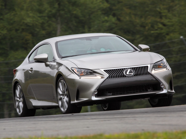 Обои картинки фото автомобили, lexus, светлый, 2014г, rc, 350