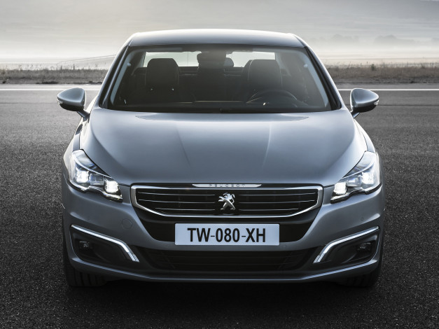 Обои картинки фото автомобили, peugeot, 2014г, 508, серый