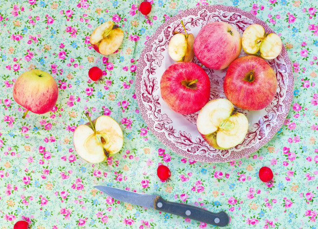 Обои картинки фото еда, Яблоки, плоды