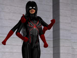 Картинка 3д+графика существа+ creatures взгляд девушка фон