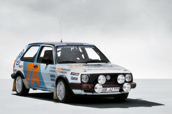 Картинка автомобили volkswagen gti rally golf car