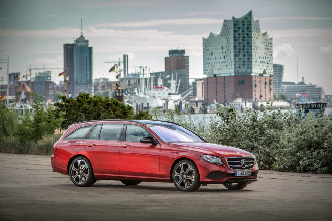 Обои картинки фото автомобили, mercedes-benz, e, 220, d, avantgarde, line, estate