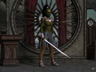 Картинка 3д+графика эльфы+ elves эльф взгляд фон