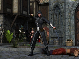 Картинка 3д+графика фантазия+ fantasy девушка взгляд фон