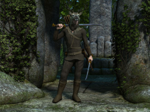 Картинка 3д+графика фантазия+ fantasy мужчина взгляд фон