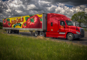 Картинка автомобили freightliner грузовик