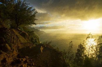 Картинка природа восходы закаты камни берег рассвет море