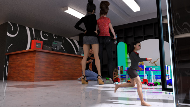 Обои картинки фото 3д графика, фантазия , fantasy, девушки, взгляд, фон