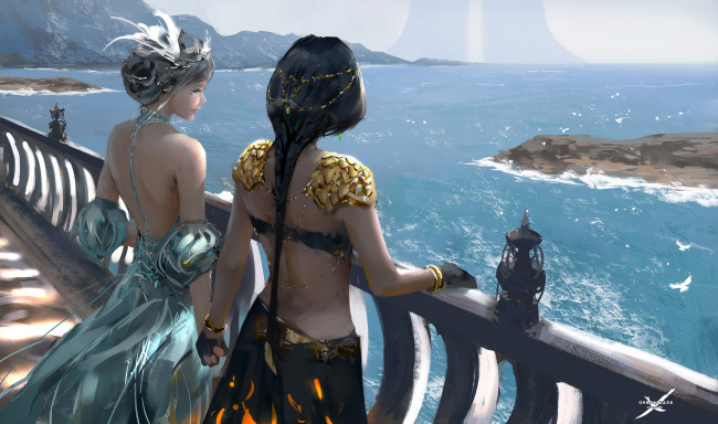 Обои картинки фото фэнтези, _ghost blade ,  призрачный клинок, девушки, призрачный, клинок, ghost, blade