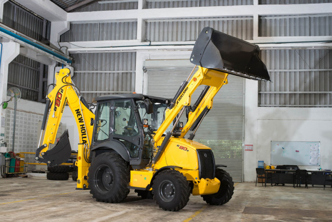 Обои картинки фото техника, фронтальные погрузчики, new, holland